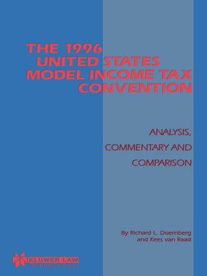 cover image of The 1996 United States Model Income Tax Convention